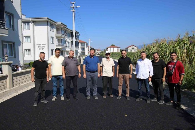 Akyazı Merkezde Asfalt Çalışmaları Başladı