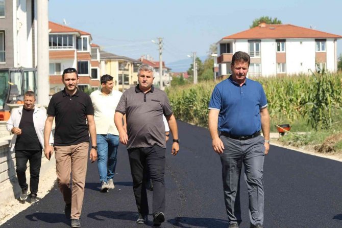 Akyazı Merkezde Asfalt Çalışmaları Başladı