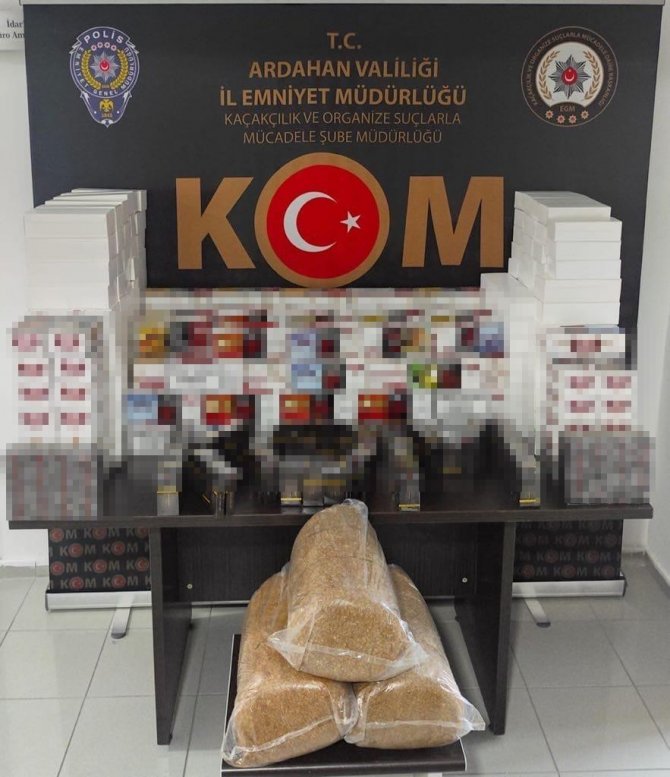 Ardahan’da Tütün Kaçakçılarına Darbe