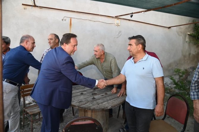 Başkan Orkan Kabakdere Ve Üçpınar’da Yatırımları İnceledi