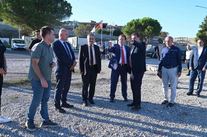 Başkan Orkan Kabakdere Ve Üçpınar’da Yatırımları İnceledi