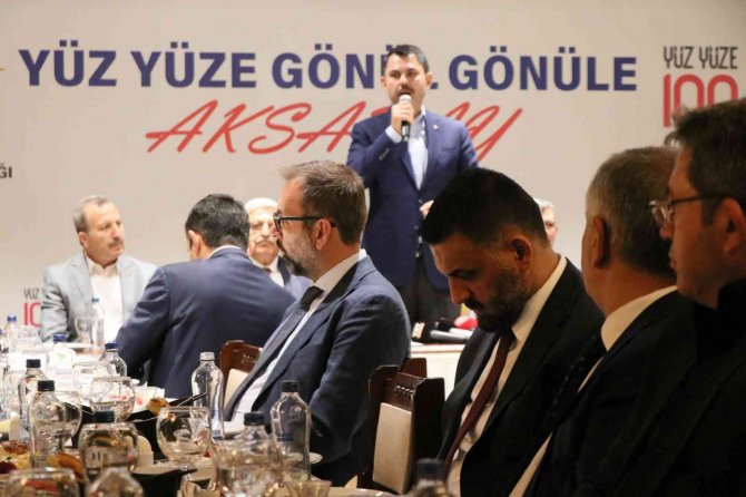 Bakan Kurum: “6’lı Masa Sürekli Milletimizi Tehdit Ediyor”