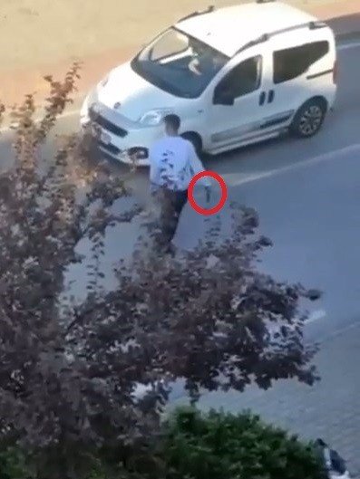 Bursa’da Silahlı Yol Verme Tartışması Kameraya Yansıdı