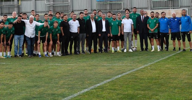 İ̇l Emniyet Müdürü Tacettin Aslan, Bursaspor’u Ziyaret Etti