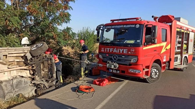 İ̇tfaiyenin İpiyle Hayatta Tutundu