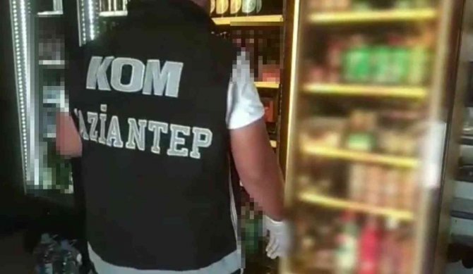 Gaziantep’te Kaçak Alkol Operasyonu