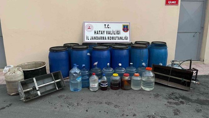 Hatay’da 4 Bin 250 Litre Sahte İçki Ele Geçirildi