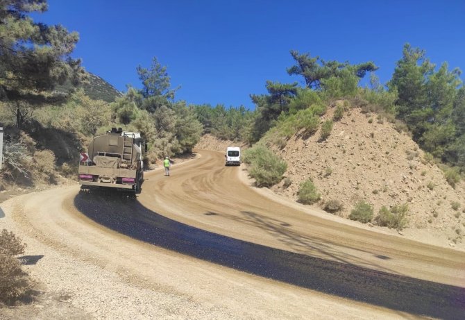 Büyükşehir Datça- Yaka’da Asfalt Çalışmasını Tamamladı