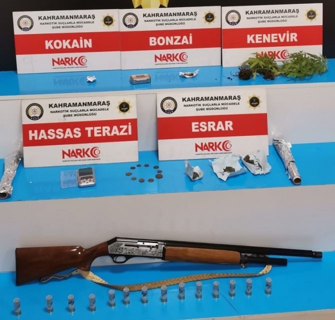 Kahramanmaraş’ta Uyuşturucuya 8 Gözaltı