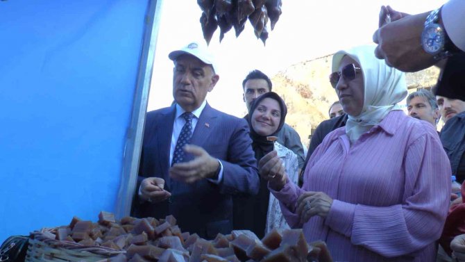 Tarım Ve Orman Bakanı Kirişci Çizme Giydi, Üzüm Ezdi