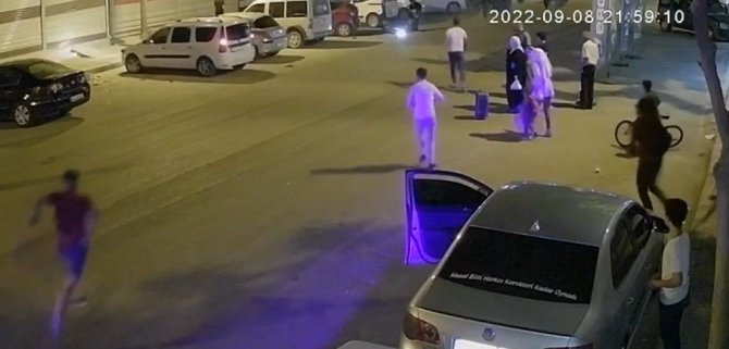 Motosikletin Otomobille Çarpıştığı Kaza Kamarada