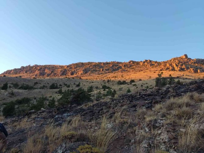Gümüşhane’de Dağlık Alanda Çıkan Yangın Ekiplerin Saatler Süren Çalışmasıyla Söndürüldü