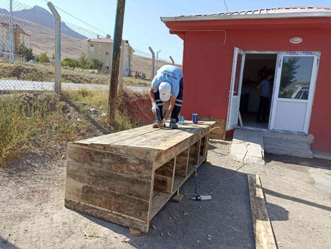 İ̇pekyolu Belediyesi Sokak Hayvanlarına Kulübe Tasarlıyor