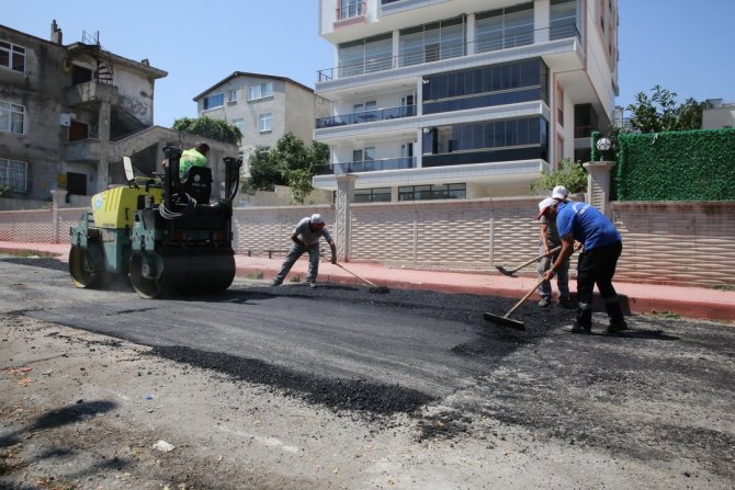 İ̇lkadım’da Üst Yapı Çalışmaları Sürüyor