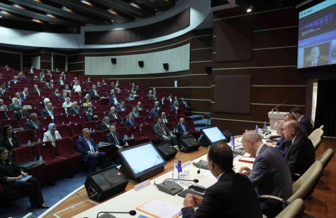 Ak Parti Mkyk’sı, Cumhurbaşkanı Ve Ak Parti Genel Başkanı Recep Tayyip Erdoğan Başkanlığında Parti Genel Merkezinde Toplandı.