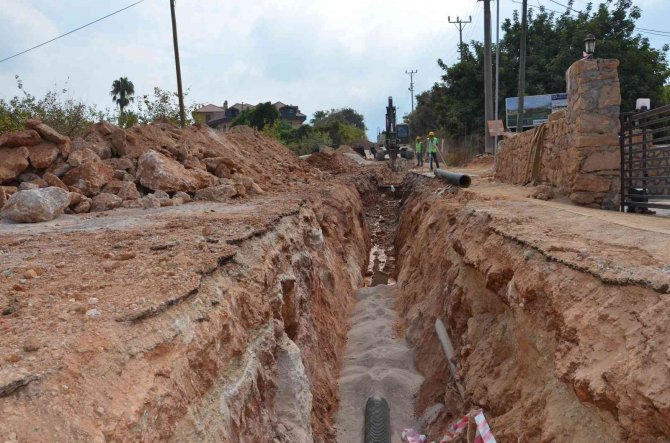 Asat Alanya’daki Alt Yapı Yatırımlarını Sürdürüyor