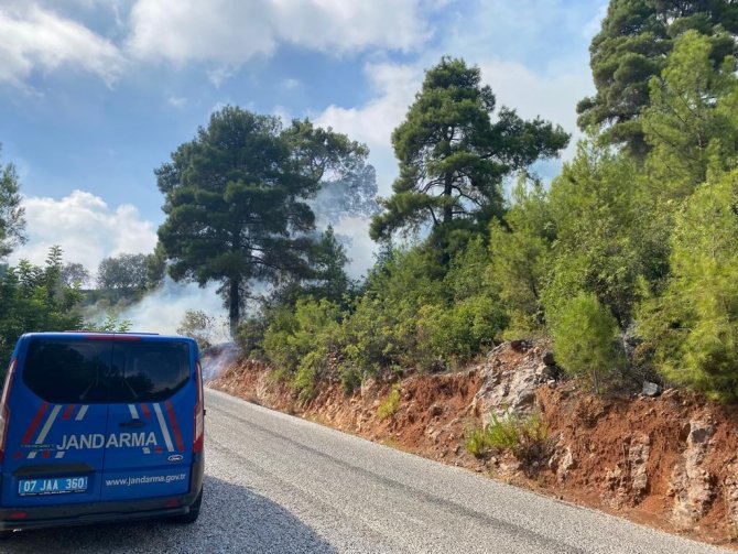 Alanya’da Orman Yangını