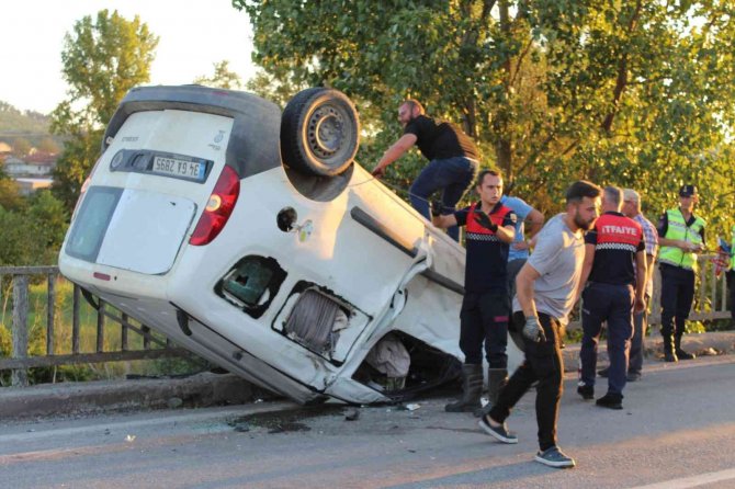 Çan’da Trafik Kazası: 2 Yaralı