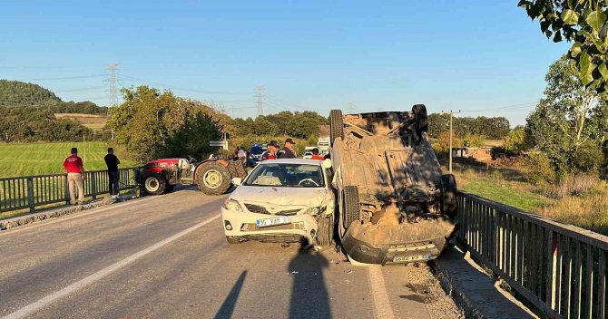 Çan’da Trafik Kazası: 2 Yaralı