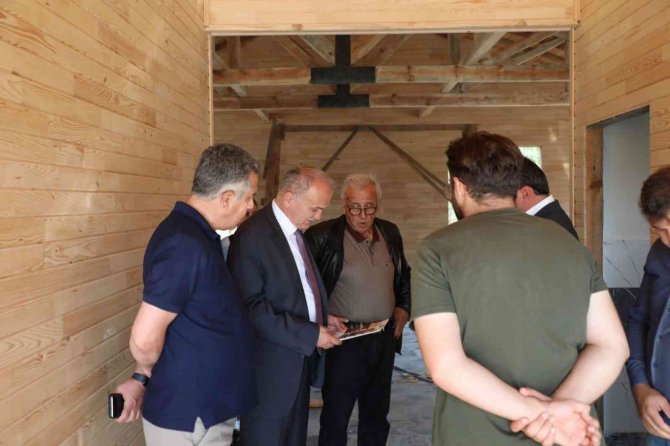 Başkan Özlü’den Konaklara Yakın Markaj