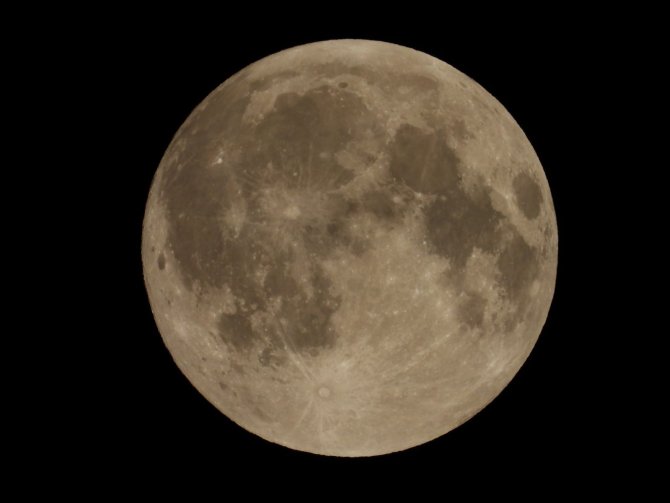 Kartpostallık Dolunay Manzarası