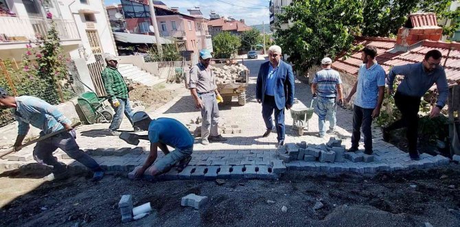 Hisarcık’ta Üst Yapı Çalışmaları Devam Ediyor