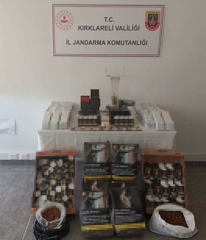 Kırklareli’nde Kaçak Tütün Operasyonu