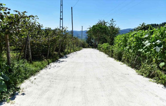 Altınordu’da Beton Yol Çalışmaları Sürüyor