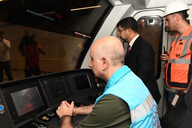 Tavşantepe-sabiha Gökçen Metro Hattı’nda Test Sürüşü Yapıldı