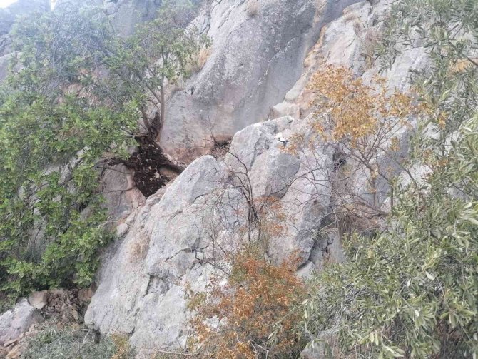 Kozan Kalesi’nde Kopan Kaya Parçası Korkuttu