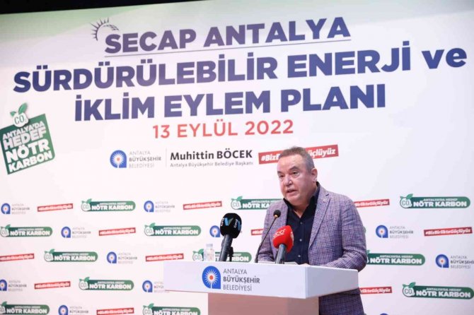 Büyükşehir Belediyesi Sürdürülebilir Enerji Ve İ̇klim Eylem Planı’nı Açıkladı