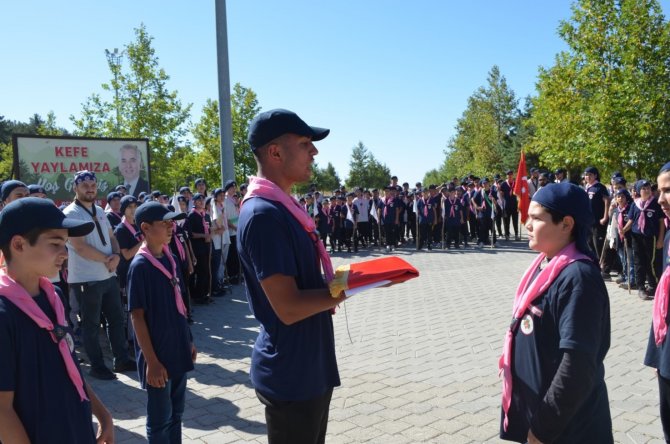 Genç İzciler, Kefe Yaylasında Çadır Kampı Gerçekleştirdi