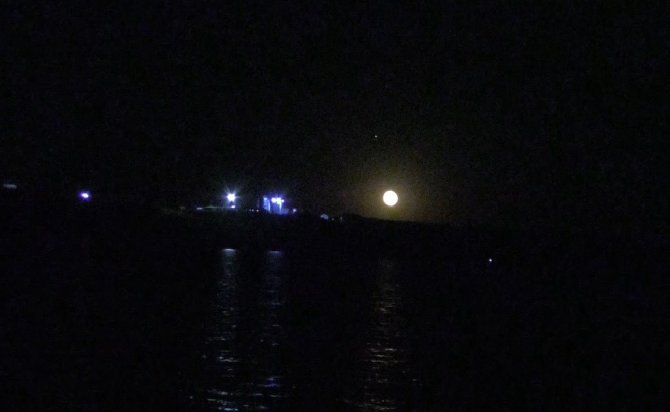 Kars’ta Dolunay Büyüledi