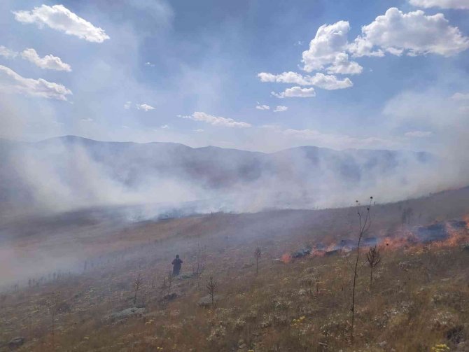 Gümüşhane’de 30 Dönüm Mera Alanı Yandı