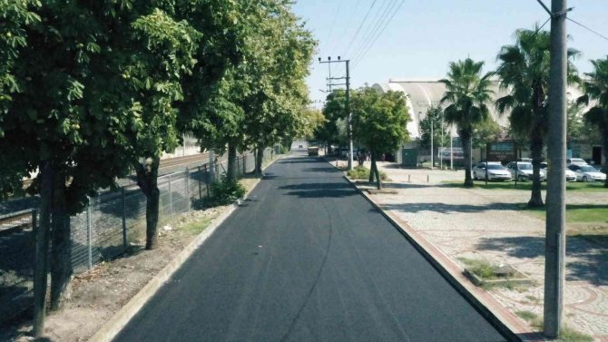 Yarımca Sahil Yolu Asfaltlandı