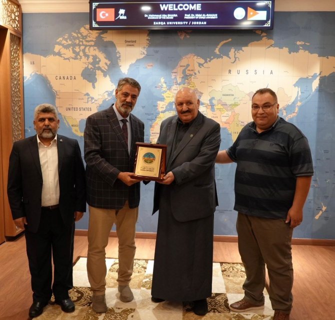 Kbü İle Zarqa Üniversitesi Arasında Akademik İş Birliği Protokolü