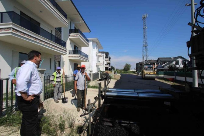 Akyazı’da Asfalt Çalışmaları Devam Ediyor