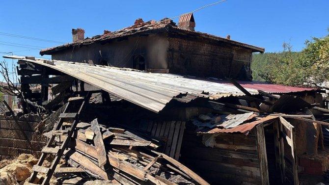 Çanakkale’de Köyde Çıkan Yangında 26 Hayvan Telef Oldu