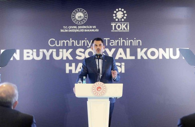Cumhuriyet Tarihinin En Büyük Sosyal Konut Hamlesine Başvuru Yağmuru