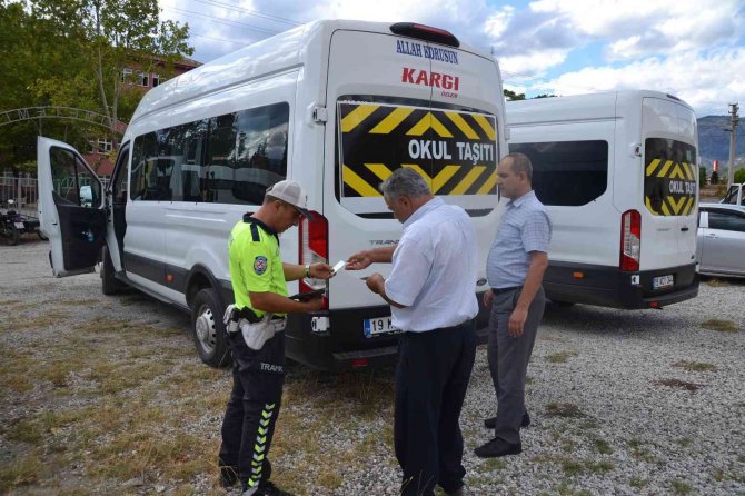 Kargı’da Okul Servis Şoförleri Bilgilendirildi
