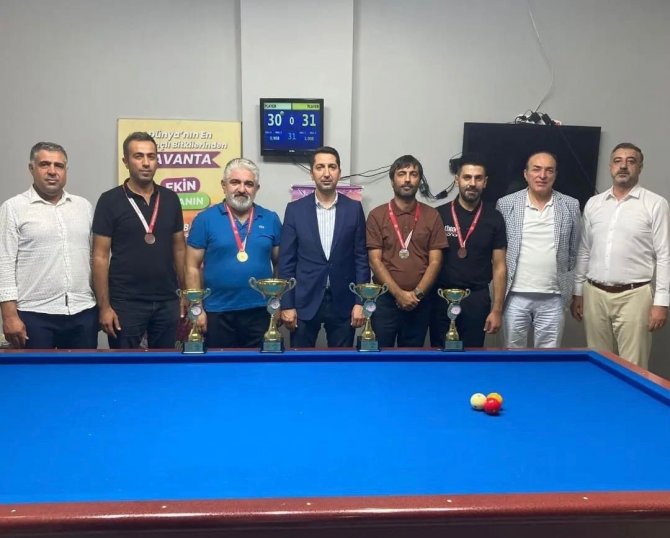Elazığ’da Bilardo Şampiyonası Sona Erdi