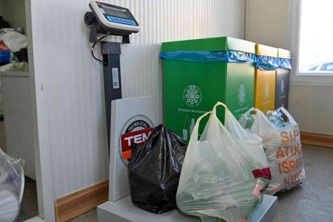 Selçuklu’da Atık Kumbaram Projesi Yoğun İlgi Görüyor
