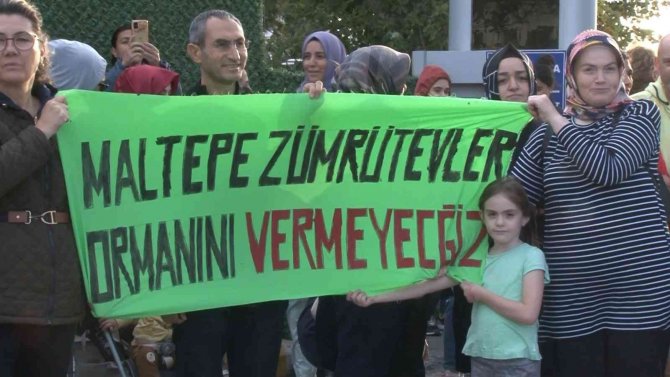 Maltepe’de Ağaç Kesimine Mahalleliden Alkışlı Tepki