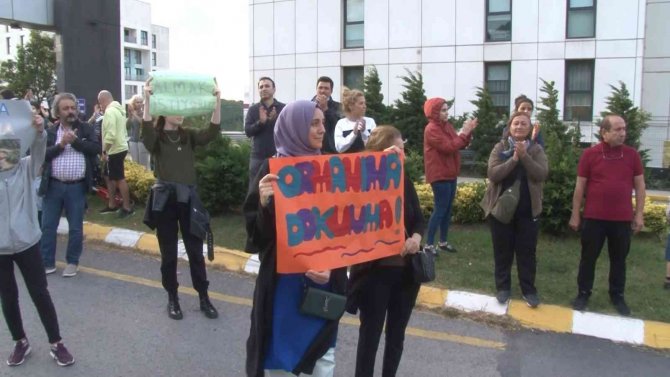 Maltepe’de Ağaç Kesimine Mahalleliden Alkışlı Tepki