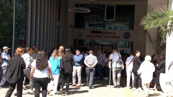 Taksim Eğitim Ve Araştırma Hastanesi’nde Yangın Paniği