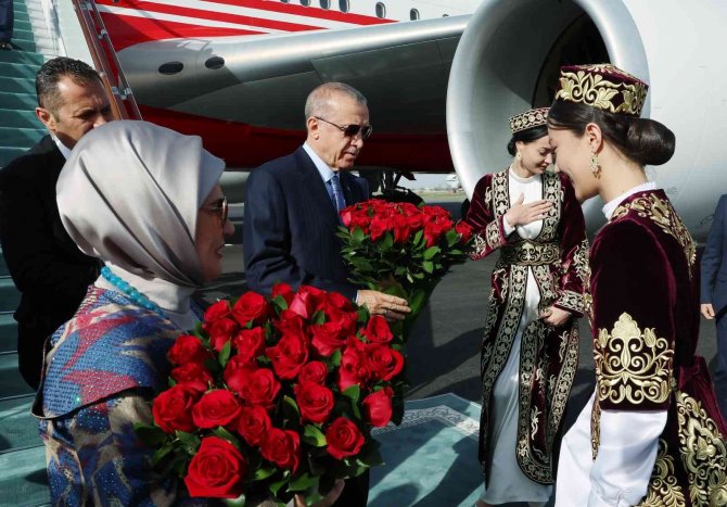 Cumhurbaşkanı Erdoğan, Özbekistan’da