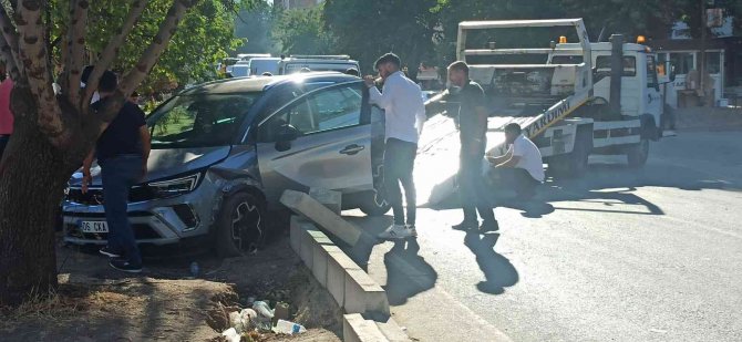 Elazığ’da Otomobil Ağaca Çarptı: 1 Yaralı