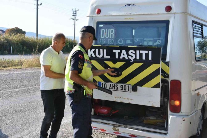 Gönen’de Öğrenci Servisleri Denetlendi