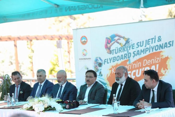 Kocasinan, Kayseri’de İlk Olan Türkiye Su Jeti Ve Flyboard Şampiyonası’na Ev Sahipliği Yapacak