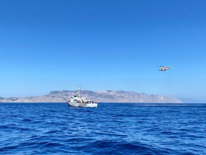Marmaris’te Denizde Kaybolan 5 Düzensiz Göçmeni Arama Çalışmaları Devam Ediyor